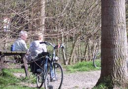 Picknick tijdens ons tochtje op  het fietsnetwerk